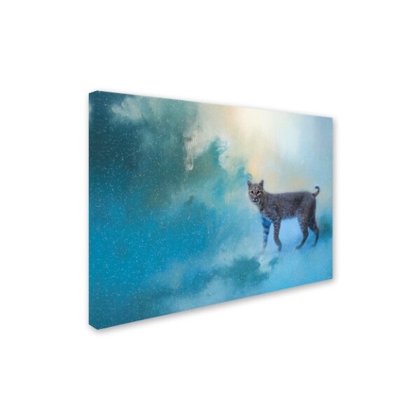 Jai Johnson 'Winter Bobcat' Canvas Art,35x47